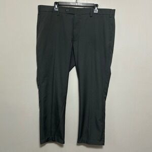 Turtleson Dress Pants Men's 42 Charcoal Gray Excellent Flat Front Performance